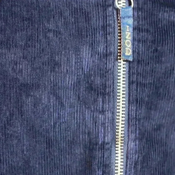 Kids IZOD Size 5 navy blue 100% Cotton corduroy jacket flannel lining, pockets - Picture 4 of 11